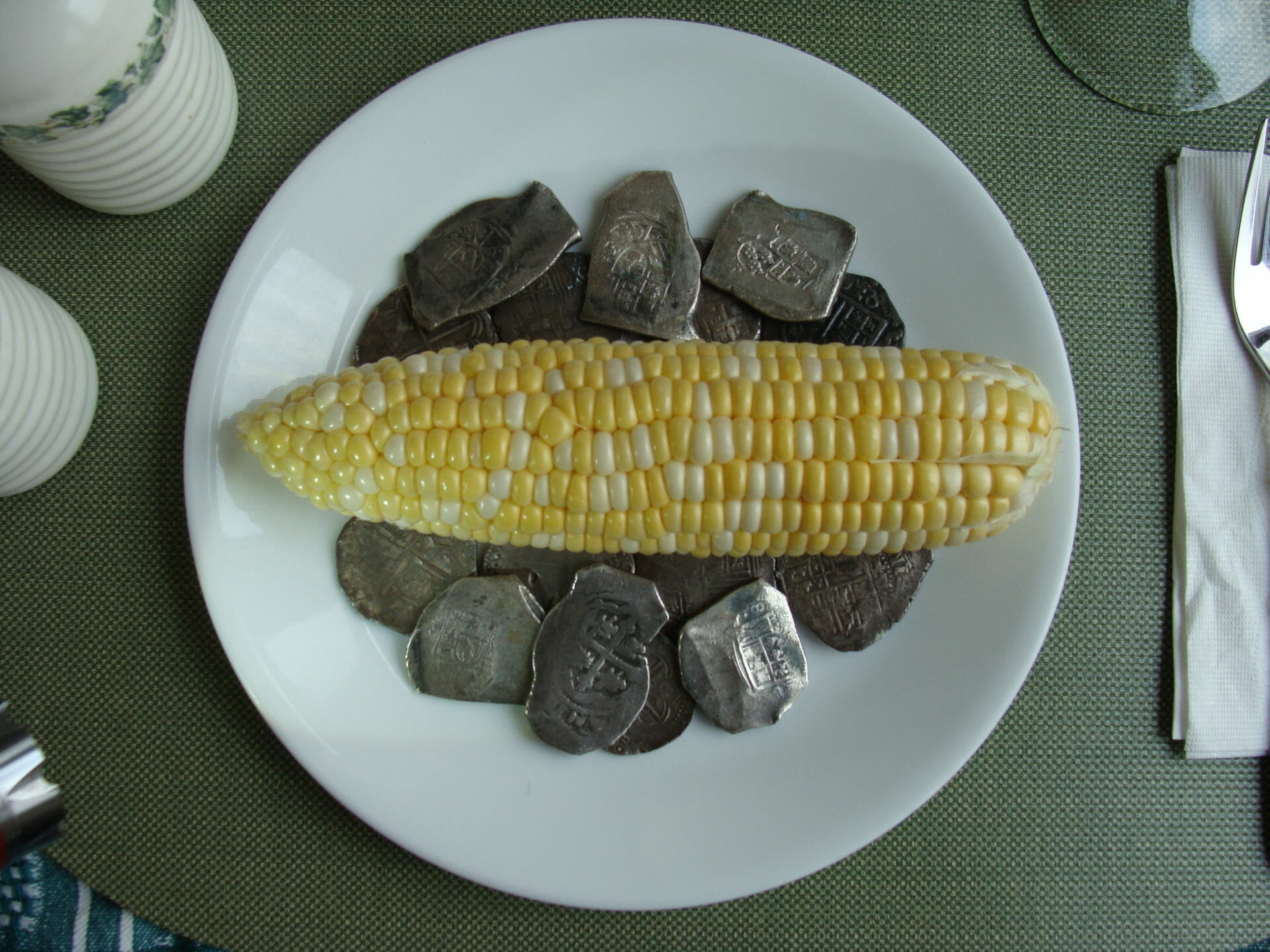 Picture of spanish cob and corn on the cob