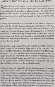 Ballast Stones Article pg 1