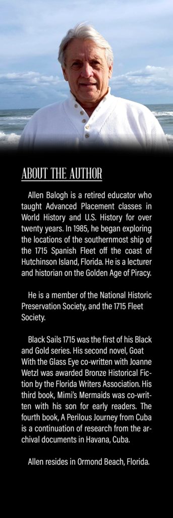 1715 Fleet Society - Allen Blalogh - A Perilous Journey from Cuba - Back flap